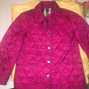 Burberry kids red jacket